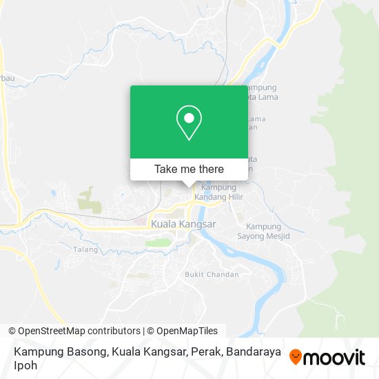 Kampung Basong, Kuala Kangsar, Perak map