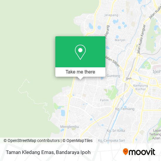 Taman Kledang Emas map