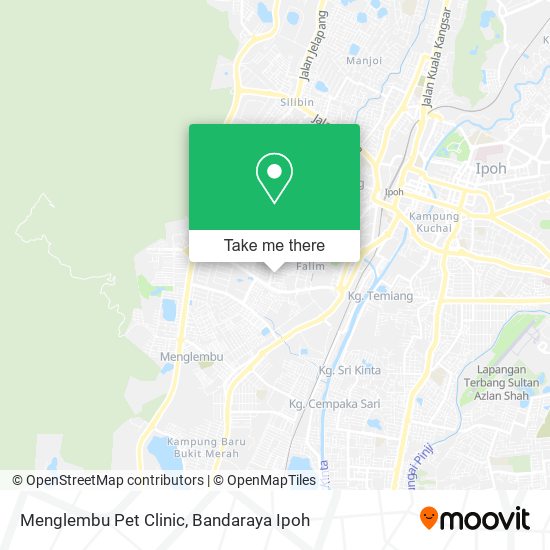 Menglembu Pet Clinic map