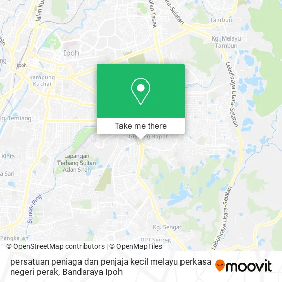 persatuan peniaga dan penjaja kecil melayu perkasa negeri perak map