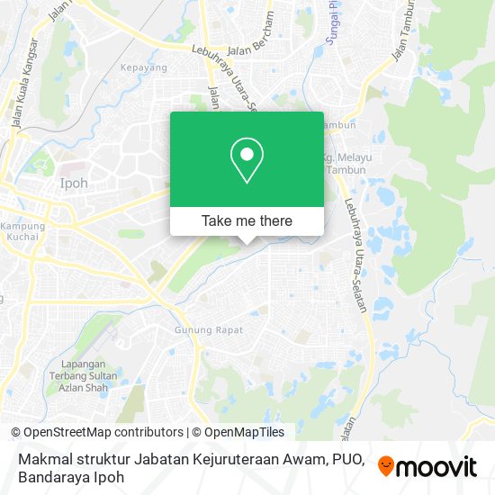 Peta Makmal struktur Jabatan Kejuruteraan Awam, PUO