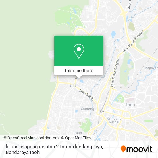 Peta laluan jelapang selatan 2 taman kledang jaya