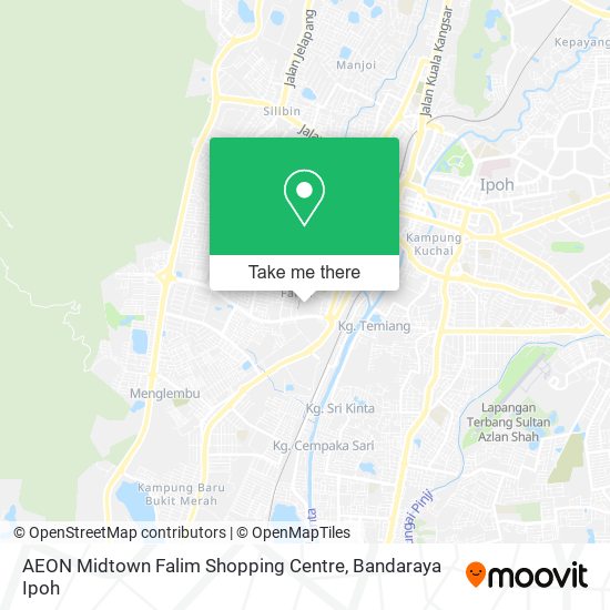 Peta AEON Midtown Falim Shopping Centre