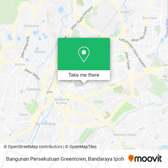 Bangunan Persekutuan Greentown map