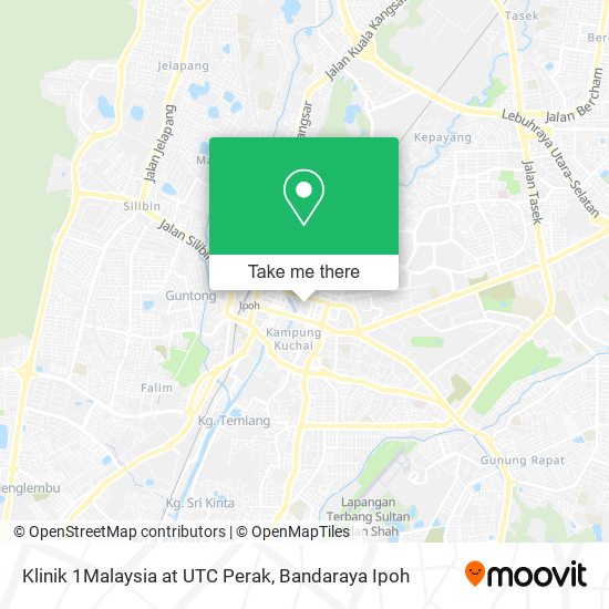 Klinik 1Malaysia at UTC Perak map