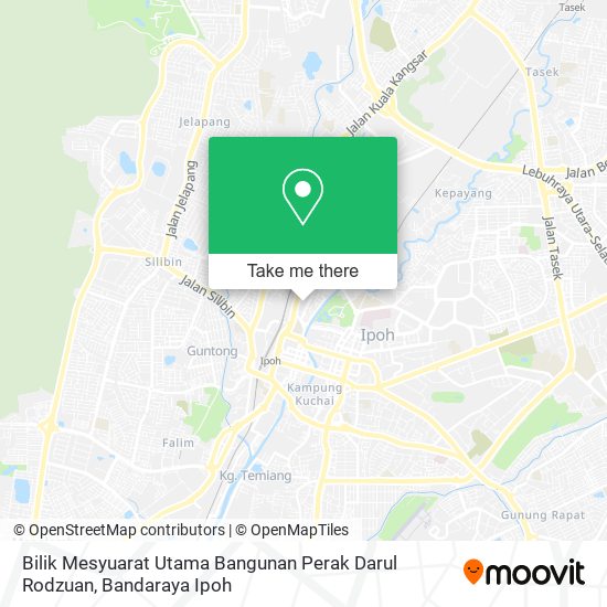 Peta Bilik Mesyuarat Utama Bangunan Perak Darul Rodzuan
