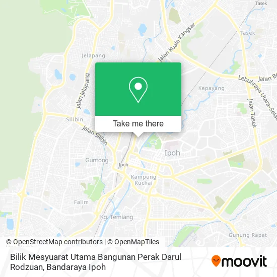 Bilik Mesyuarat Utama Bangunan Perak Darul Rodzuan map
