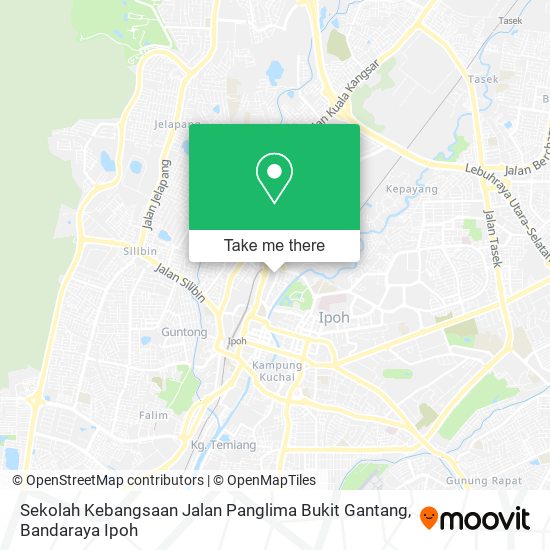 Peta Sekolah Kebangsaan Jalan Panglima Bukit Gantang