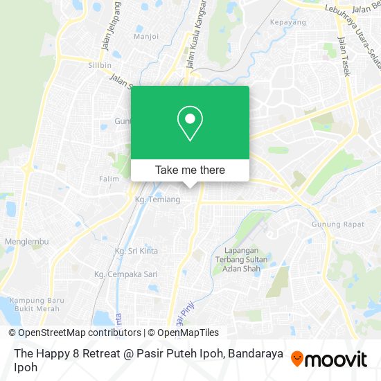 The Happy 8 Retreat @ Pasir Puteh Ipoh map