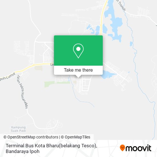 Terminal Bus Kota Bharu(belakang Tesco) map