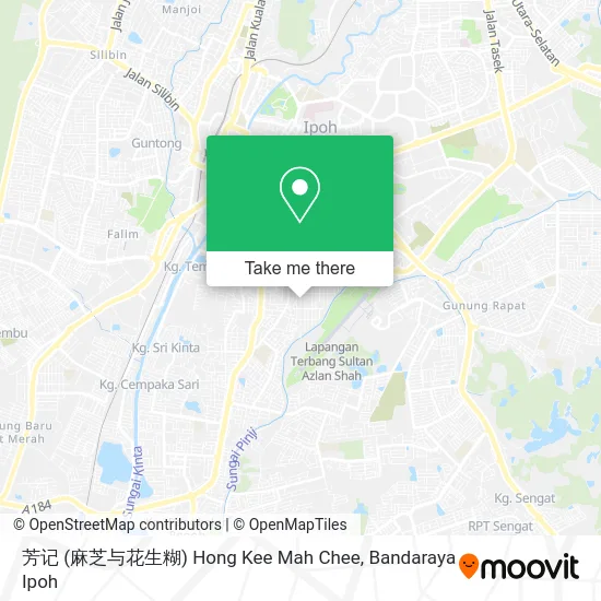 芳记 (麻芝与花生糊) Hong Kee Mah Chee map