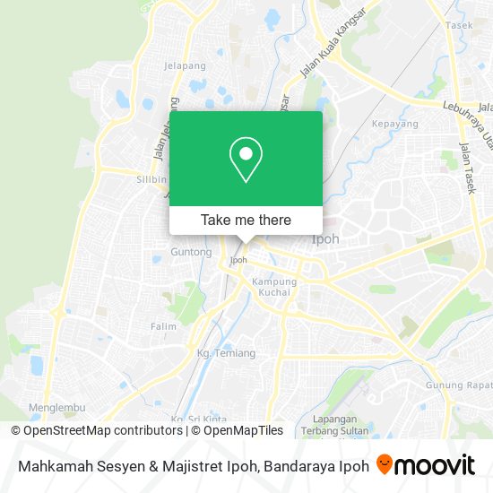Mahkamah Sesyen & Majistret Ipoh map