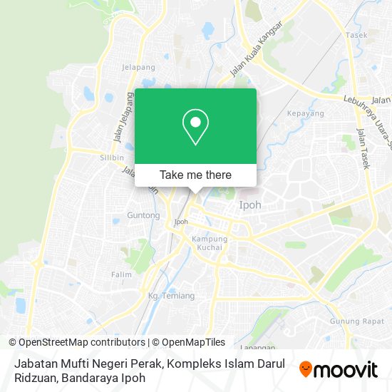 Jabatan Mufti Negeri Perak, Kompleks Islam Darul Ridzuan map