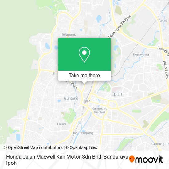 Honda Jalan Maxwell,Kah Motor Sdn Bhd map