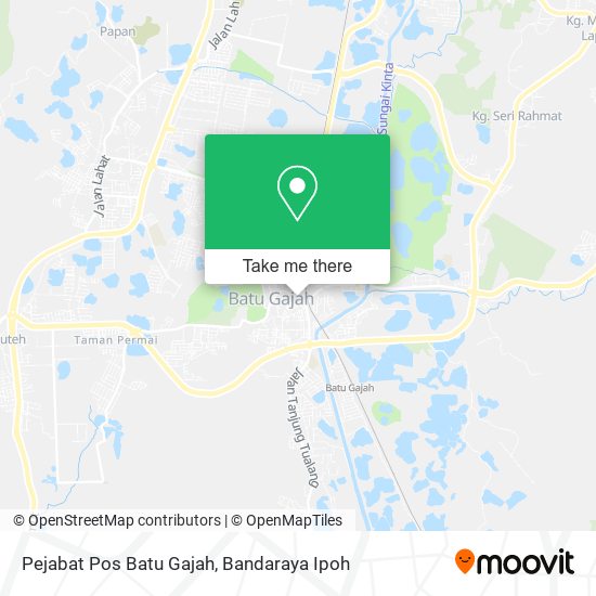 Pejabat Pos Batu Gajah map