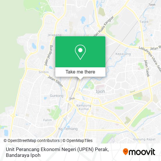 Unit Perancang Ekonomi Negeri (UPEN) Perak map