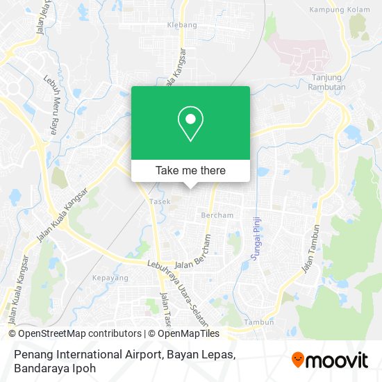 Penang International Airport, Bayan Lepas map