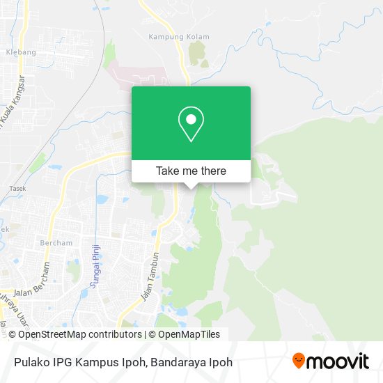 Pulako IPG Kampus Ipoh map