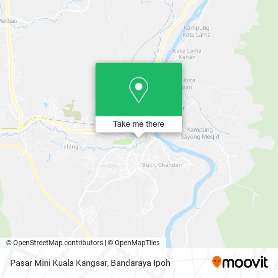 Pasar Mini Kuala Kangsar map