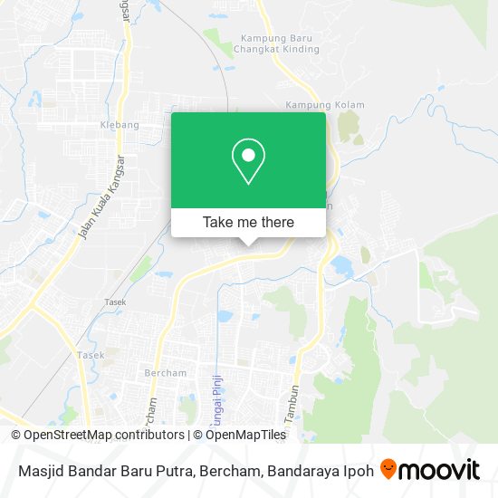 Peta Masjid Bandar Baru Putra, Bercham