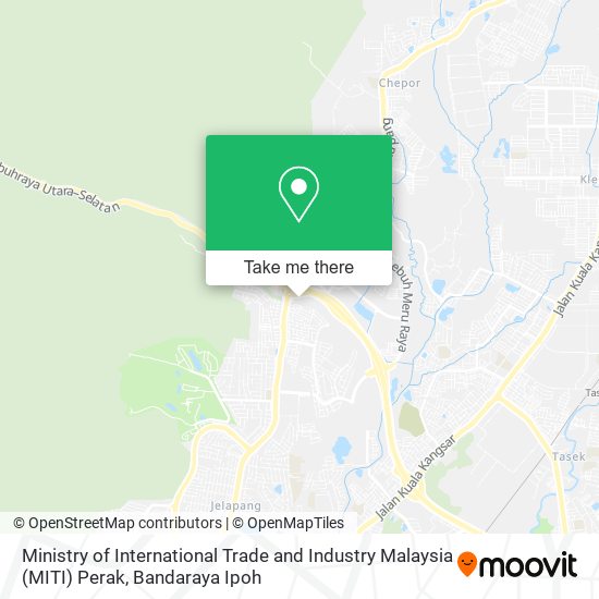 Ministry of International Trade and Industry Malaysia (MITI) Perak map