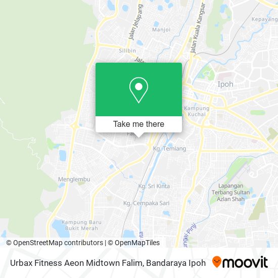 Urbax Fitness Aeon Midtown Falim map