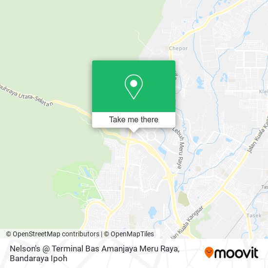 Nelson's @ Terminal Bas Amanjaya Meru Raya map