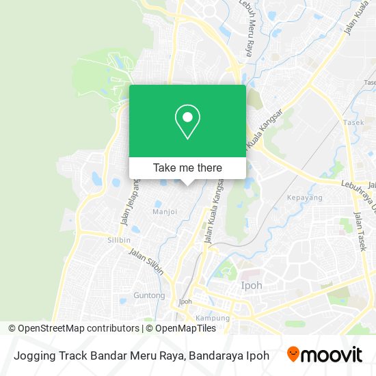 Jogging Track Bandar Meru Raya map