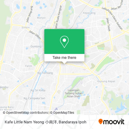 Peta Kafe Little Nam Yeong 小南洋