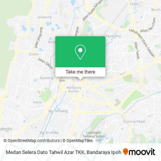 Medan Selera Dato Tahwil Azar TKK map