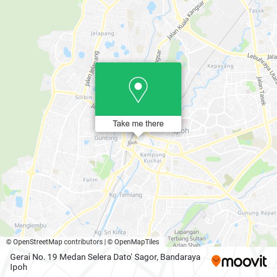 Gerai No. 19 Medan Selera Dato' Sagor map