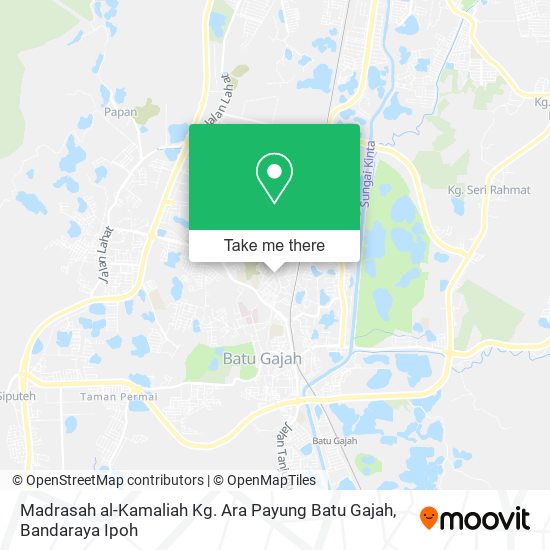 Madrasah al-Kamaliah Kg. Ara Payung Batu Gajah map