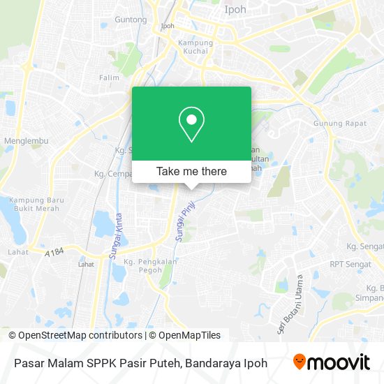 Pasar Malam SPPK Pasir Puteh map