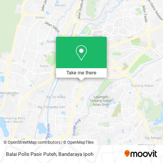 Balai Polis Pasir Puteh map