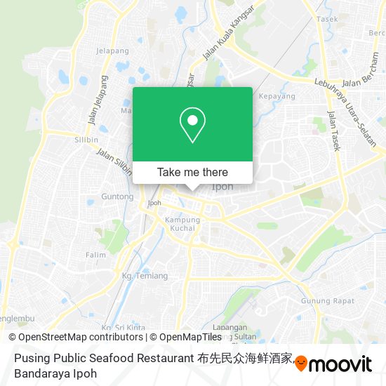 Pusing Public Seafood Restaurant 布先民众海鲜酒家 map