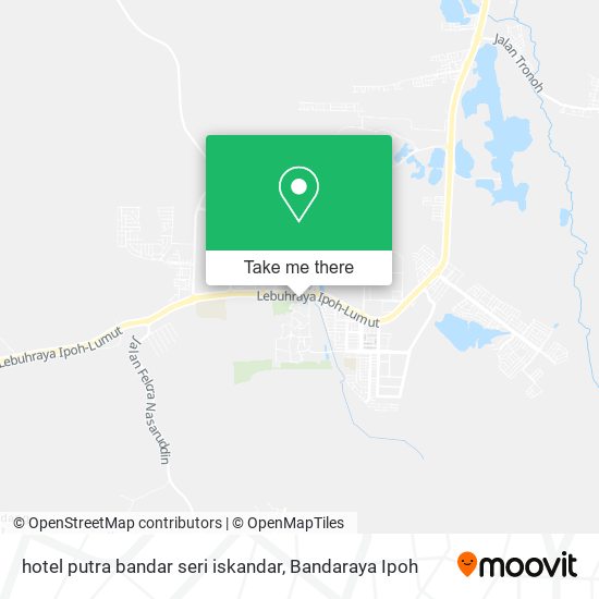 Peta hotel putra bandar seri iskandar
