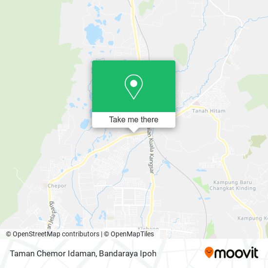 Taman Chemor Idaman map