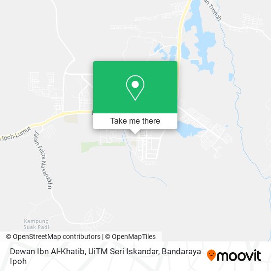 Peta Dewan Ibn Al-Khatib, UiTM Seri Iskandar