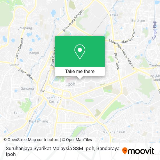 Suruhanjaya Syarikat Malaysia SSM Ipoh map