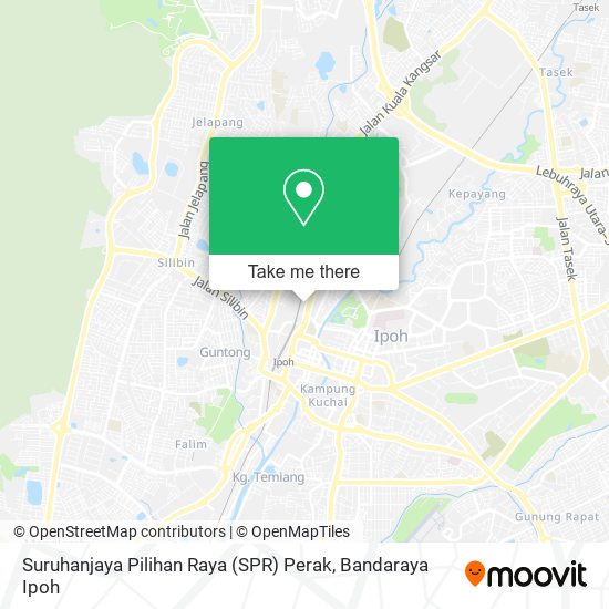 Suruhanjaya Pilihan Raya (SPR) Perak map