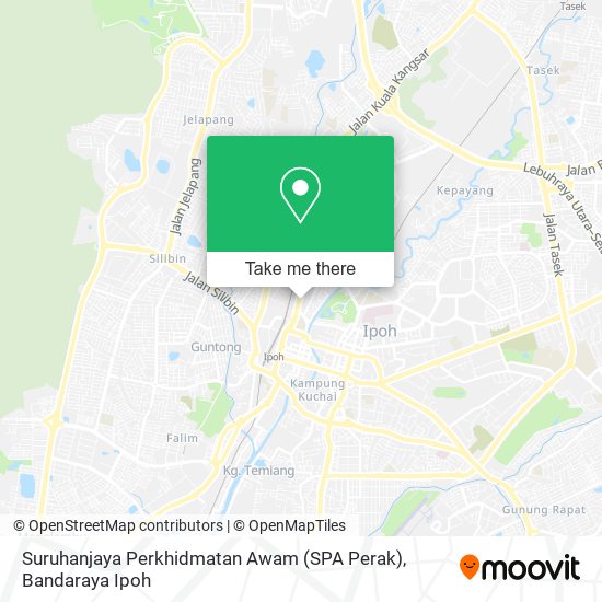 Suruhanjaya Perkhidmatan Awam (SPA Perak) map