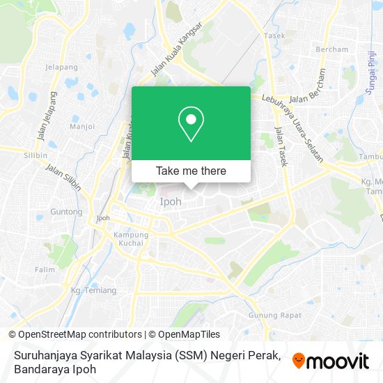 Suruhanjaya Syarikat Malaysia (SSM) Negeri Perak map