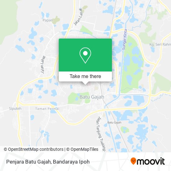 Penjara Batu Gajah map