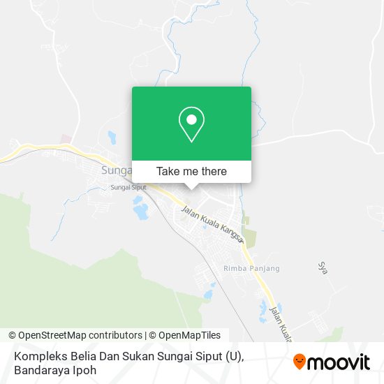 Peta Kompleks Belia Dan Sukan Sungai Siput (U)