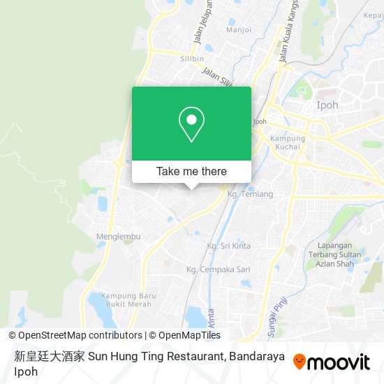 Peta 新皇廷大酒家 Sun Hung Ting Restaurant