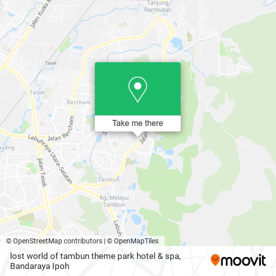 lost world of tambun theme park hotel & spa map