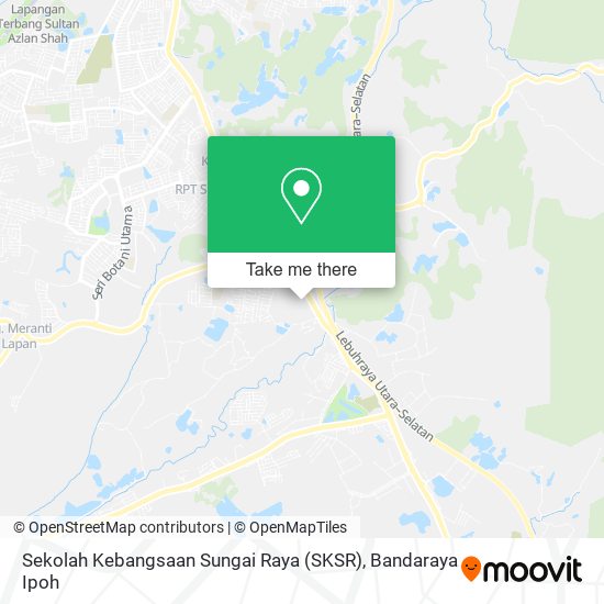 Peta Sekolah Kebangsaan Sungai Raya (SKSR)