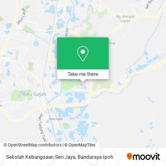 Peta Sekolah Kebangsaan Seri Jaya