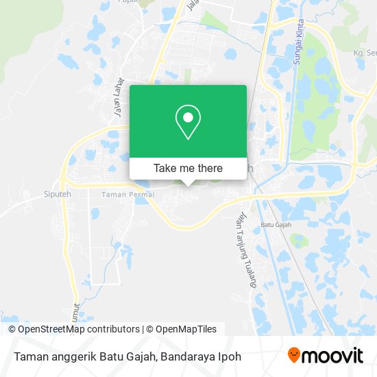 Peta Taman anggerik Batu Gajah