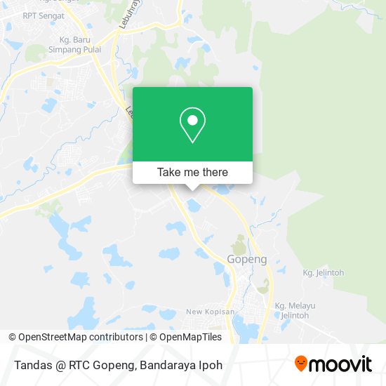 Tandas @ RTC Gopeng map